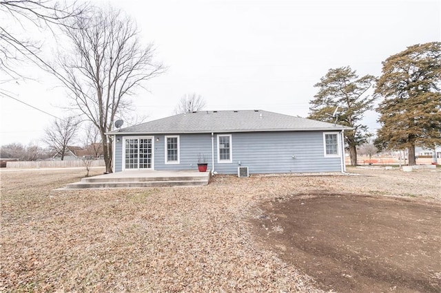 back of house featuring a patio