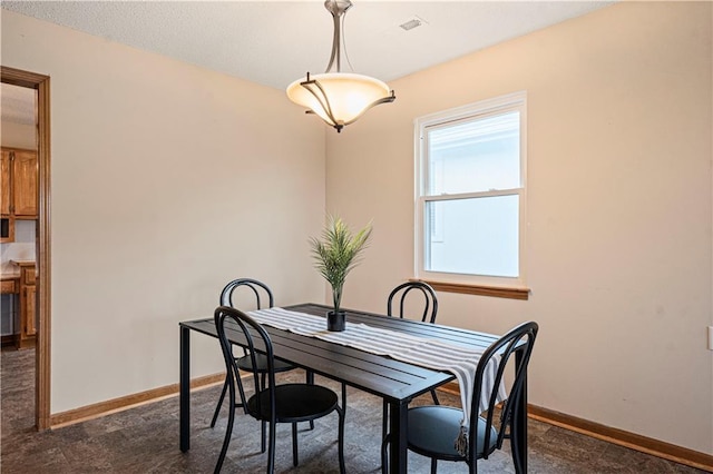 view of dining room