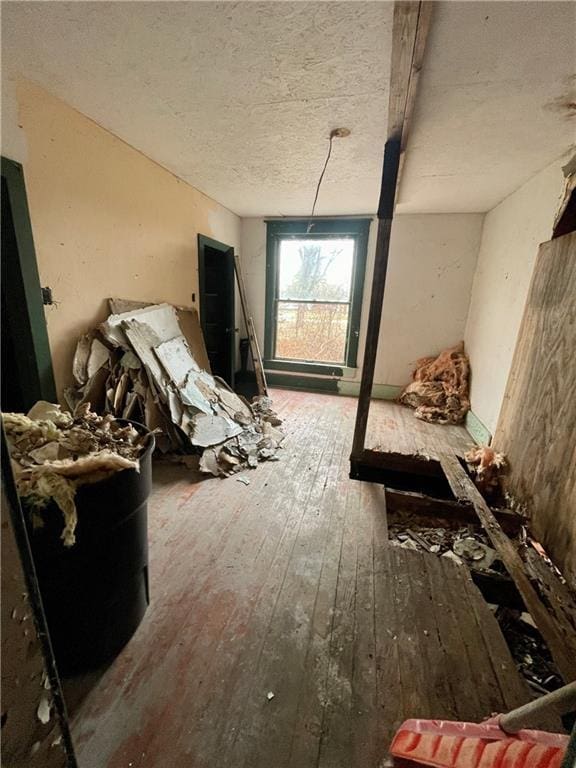 miscellaneous room with hardwood / wood-style flooring