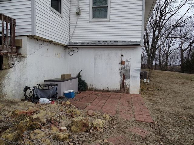 view of property exterior with cooling unit