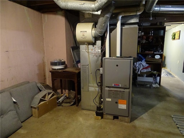 view of utility room