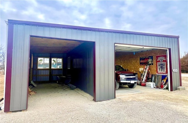 view of outbuilding