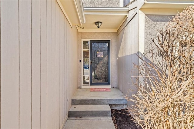 view of entrance to property