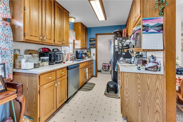 kitchen with stainless steel appliances