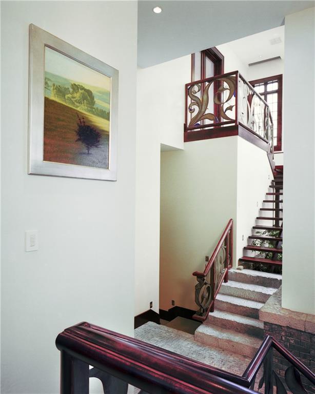 view of stairway