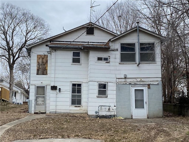 view of rear view of house