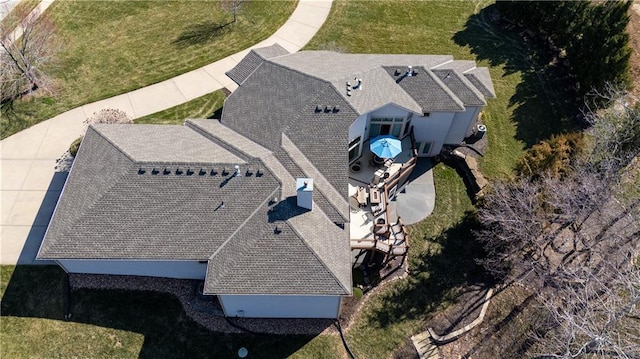 drone / aerial view