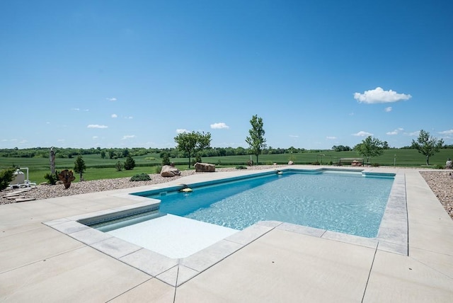 22330 Mclouth Rd, Mclouth, KS 66054 - pool featuring a patio area and a yard