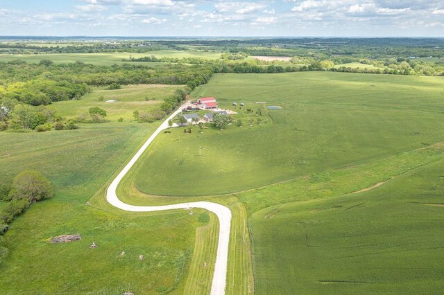 22330 Mclouth Rd, Mclouth, KS 66054 - bird's eye view with a rural view
