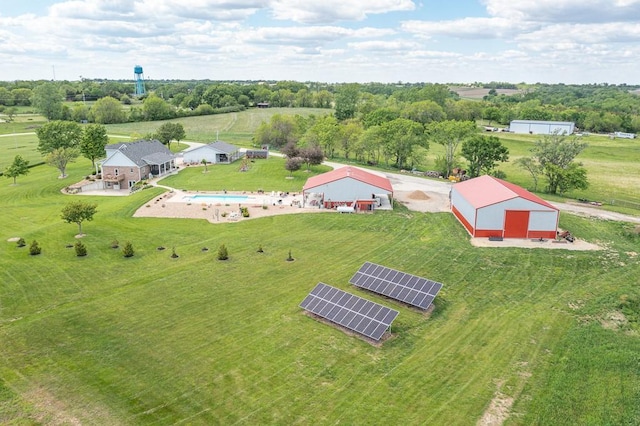 22330 Mclouth Rd, Mclouth, KS 66054 - drone / aerial view with a rural view