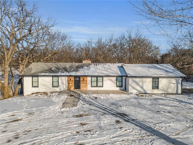 view of ranch-style home