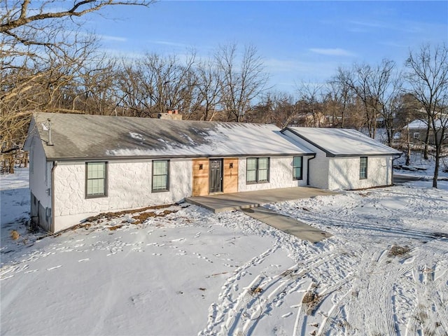 view of ranch-style home