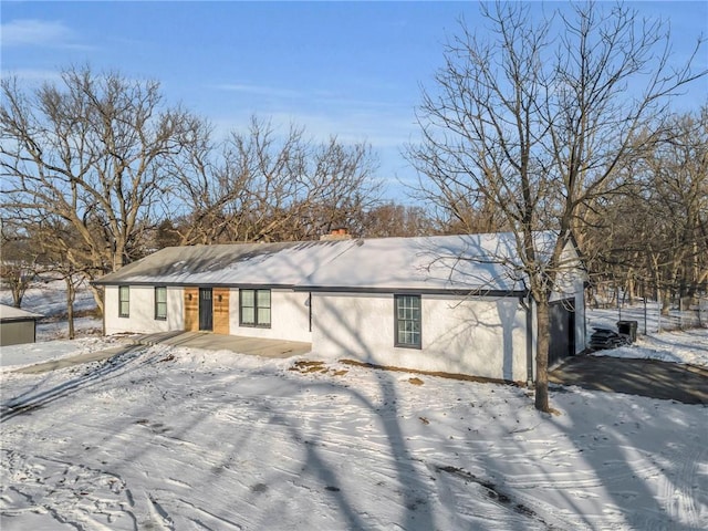 view of ranch-style home