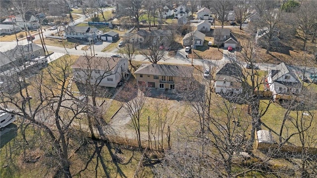 drone / aerial view featuring a residential view