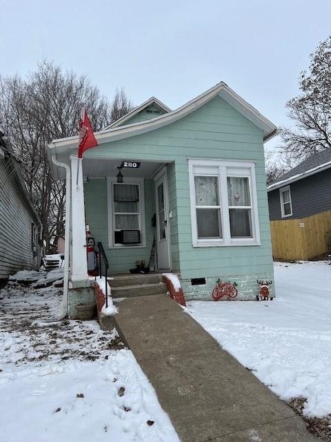 view of bungalow-style home