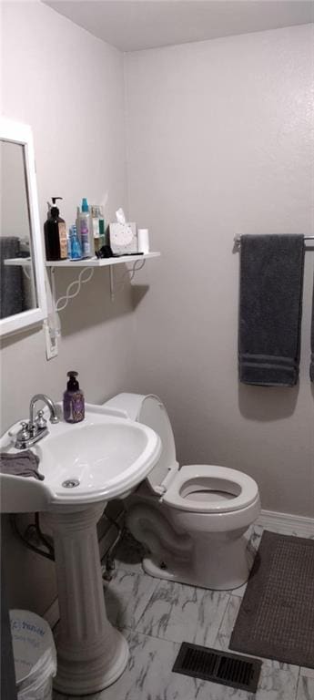 bathroom with toilet