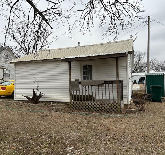 view of back of property