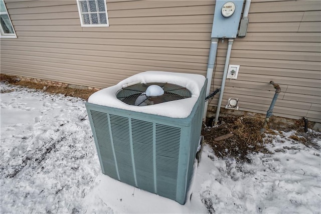 exterior details with cooling unit