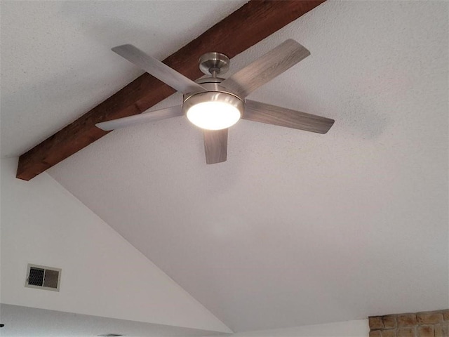 room details with beam ceiling