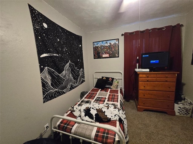 bedroom featuring carpet flooring