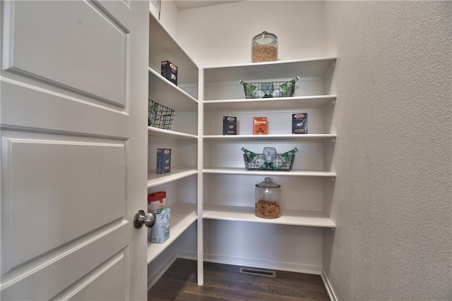 view of pantry