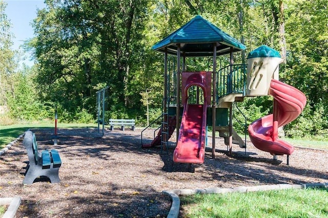 view of communal playground