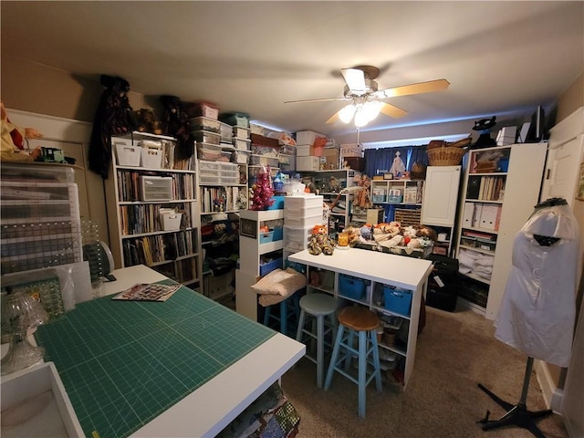 513 S Business Highway 13, Lexington, MO 64067 - carpeted office space featuring a ceiling fan