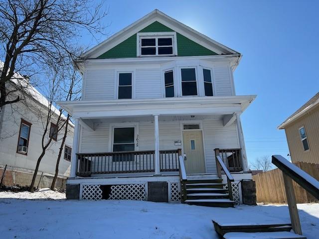 victorian home with covered porch