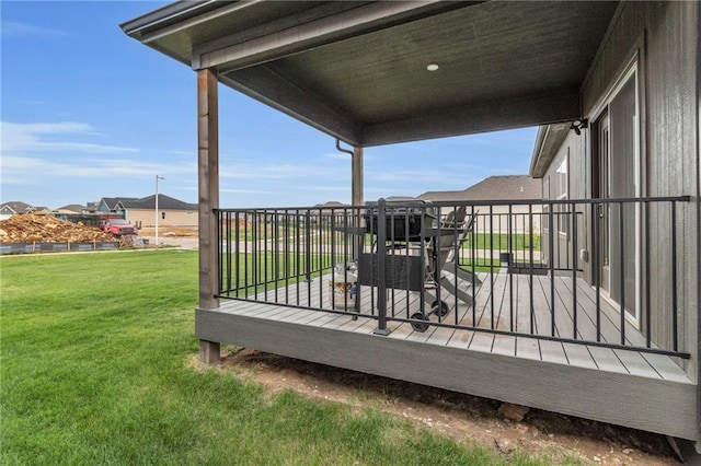15171 W 173rd St, Olathe, KS 66062 - wooden deck with a yard