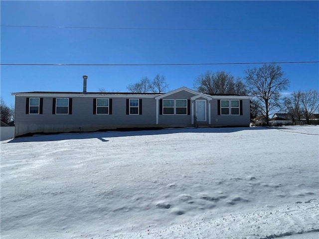 view of manufactured / mobile home