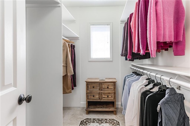 view of spacious closet