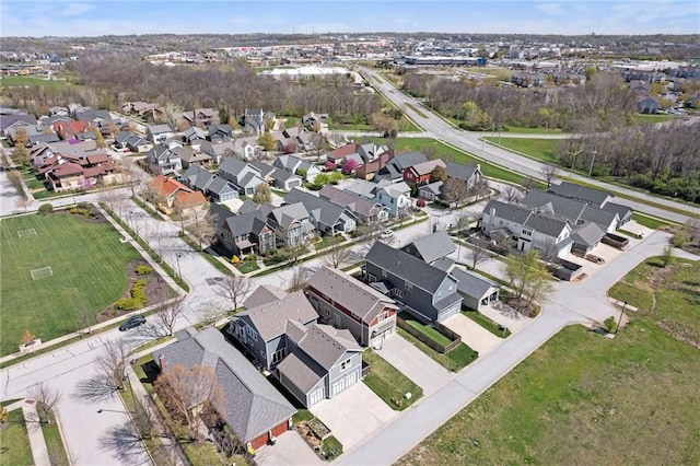 9011 NE 79th St, Kansas City, MO 64158 - birds eye view of property with a residential view