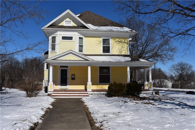 victorian home with covered porch