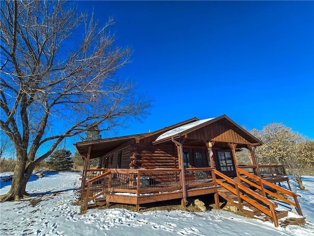 view of front of home