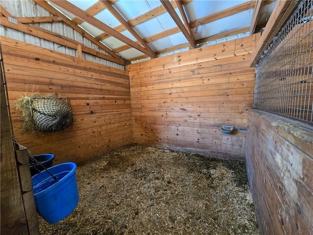 view of horse barn