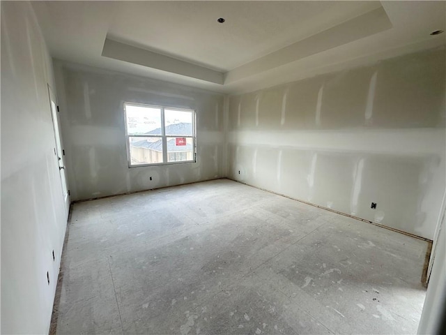 17013 Parkhill St, Overland Park, KS 66221 - empty room featuring a raised ceiling