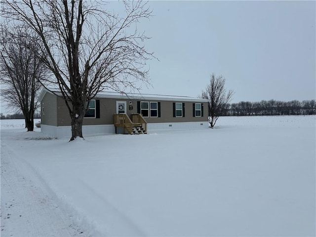 view of manufactured / mobile home