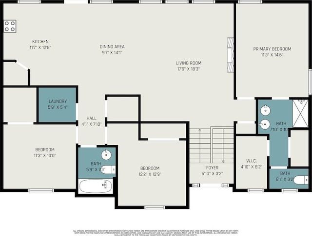 12414 Adam St, Excelsior Springs, MO 64024 - floor plan / room layout