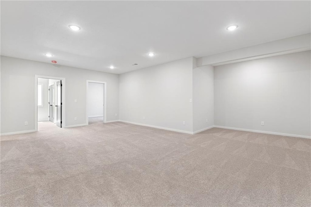17151 W 168th Pl, Olathe, KS 66062 - spare room with recessed lighting and light colored carpet