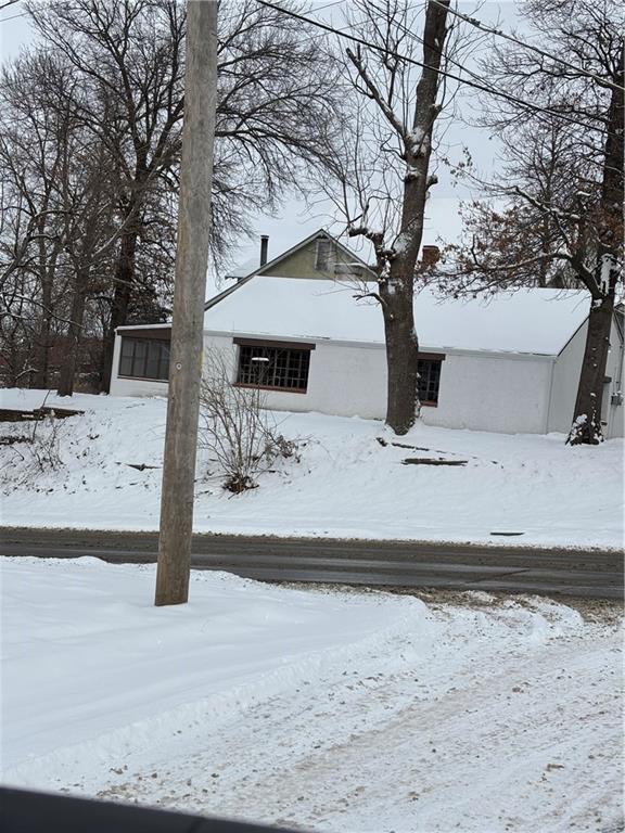 view of snowy yard