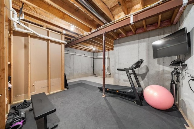 view of workout room