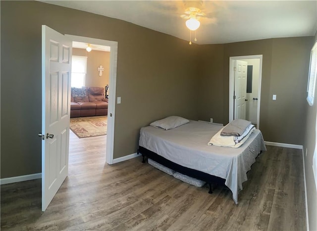 200 Ramsey Dr, Craig, MO 64437 - bedroom with wood finished floors and baseboards