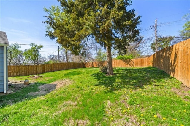 7408 E 57th St, Kansas City, MO 64129 - view of yard with a fenced backyard