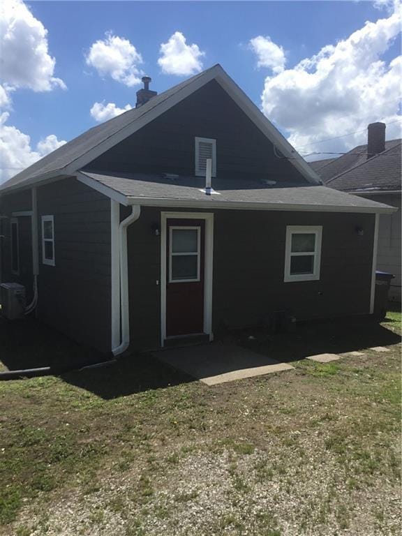 view of rear view of house