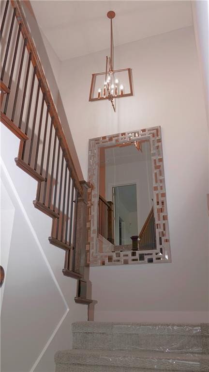 view of stairs