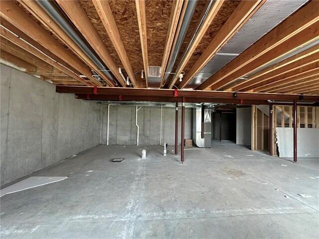 17388 S Kaw St, Olathe, KS 66062 - view of unfinished basement