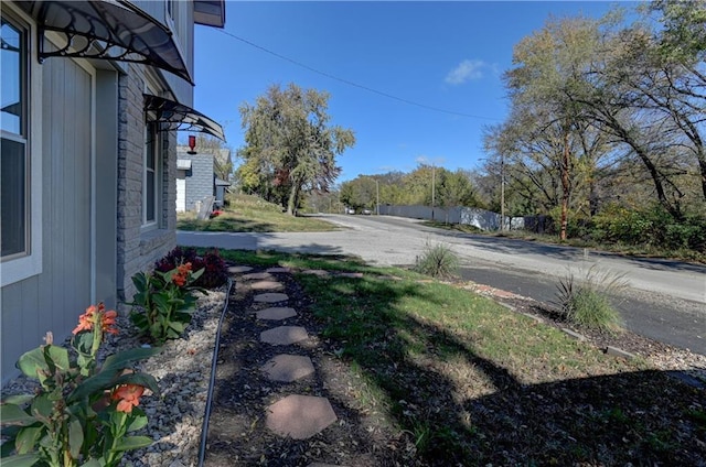 view of road