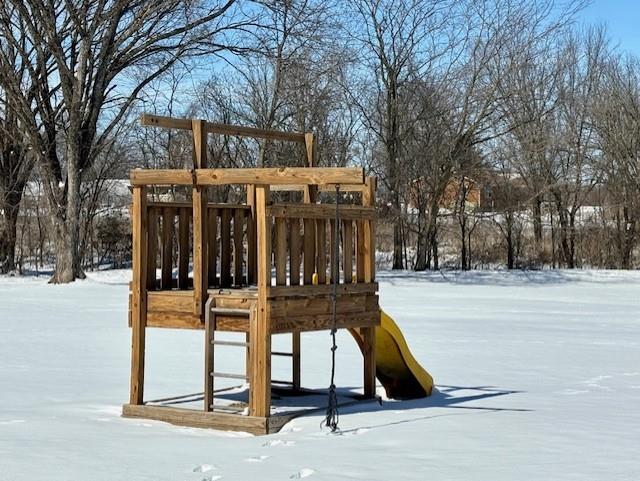 exterior space with a playground