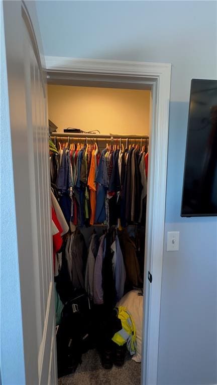 view of closet