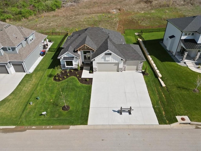 drone / aerial view
